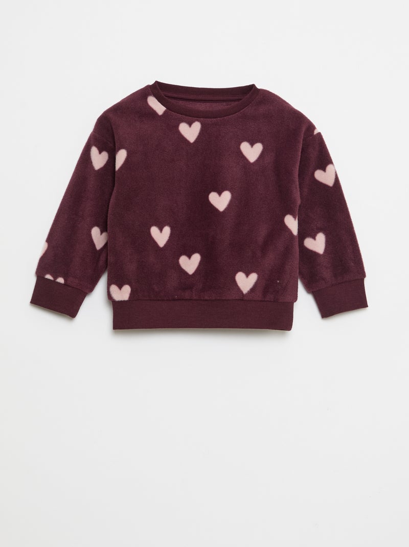 Pyjama polaire fille 8 ans - Soldes en image