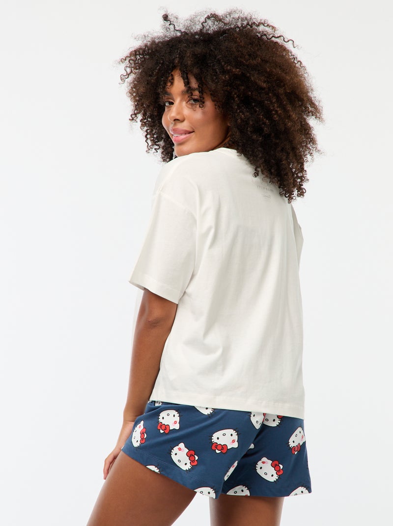 Ensemble pyjama 'Hello Kitty' - 2 pièces BLEU - Kiabi