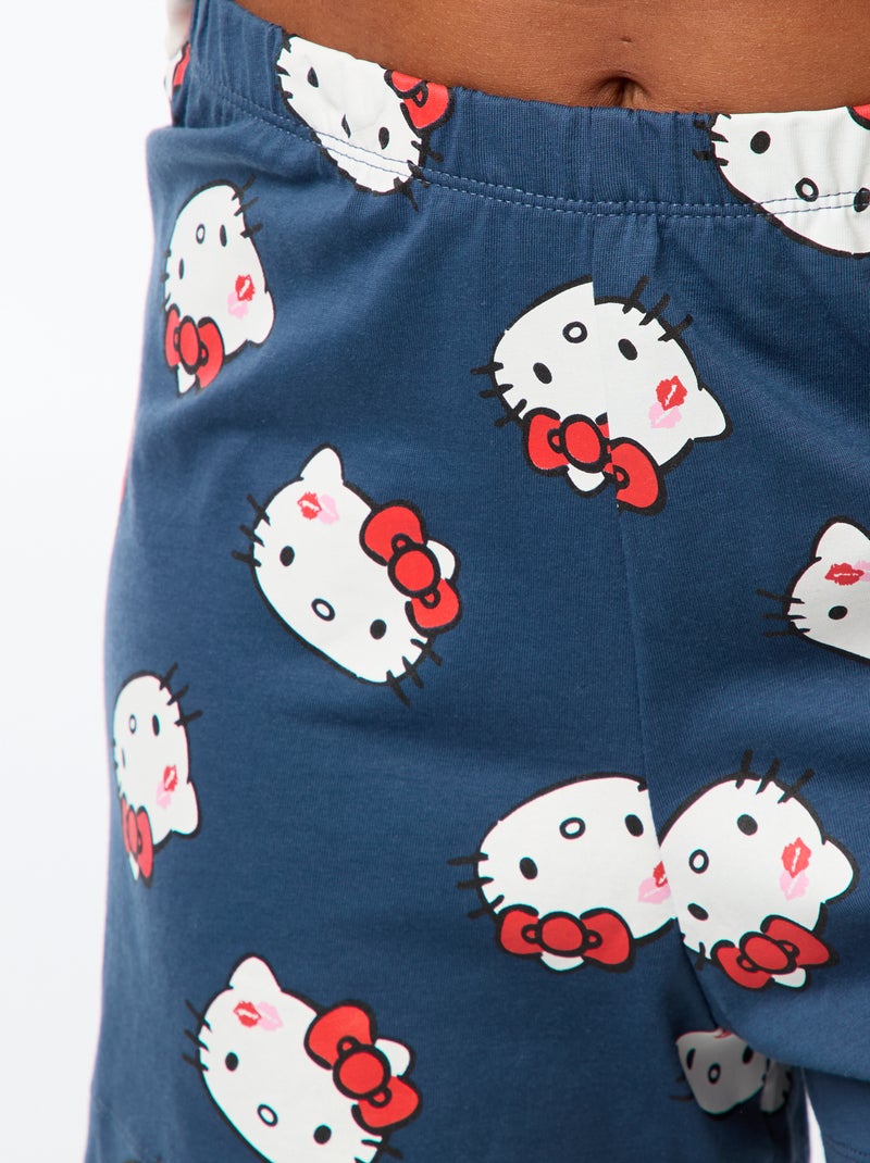 Ensemble pyjama 'Hello Kitty' - 2 pièces BLEU - Kiabi