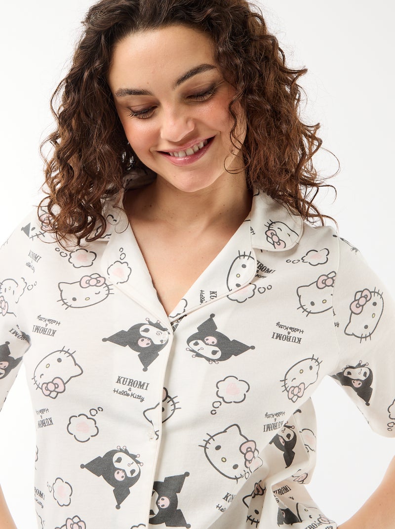 Ensemble pyjama 'Hello Kitty' - 2 pièces Violet - Kiabi