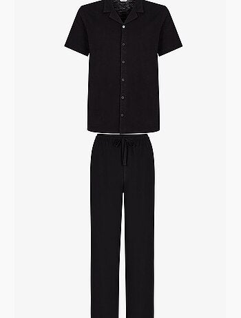 Ensemble pyjama homme city avec chemise à manches courtes et pantalon penti
