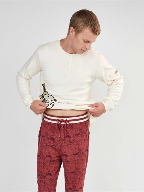 Ensemble pyjama homme de snoopy - Kiabi