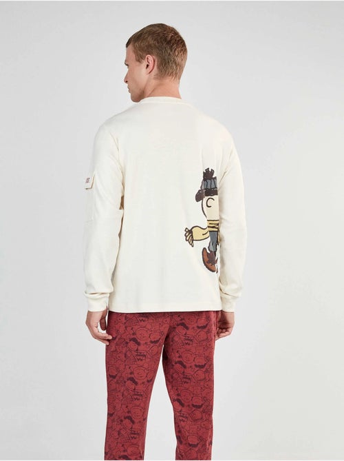 Ensemble pyjama homme de snoopy - Kiabi