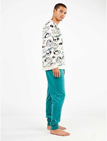 Ensemble pyjama homme snoopy en interlock point
