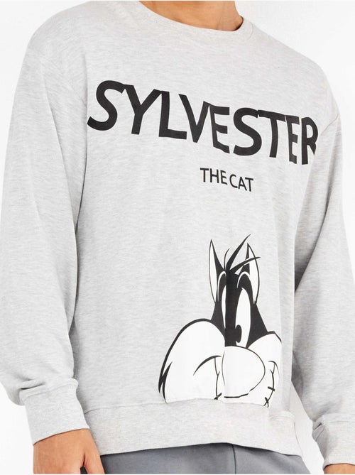 Ensemble pyjama homme Sylvester en interlock - Kiabi Ensemble pyjama homme Sylvester en interlock - Kiabi
