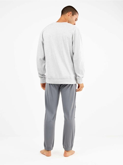 Ensemble pyjama homme Sylvester en interlock - Kiabi Ensemble pyjama homme Sylvester en interlock - Kiabi