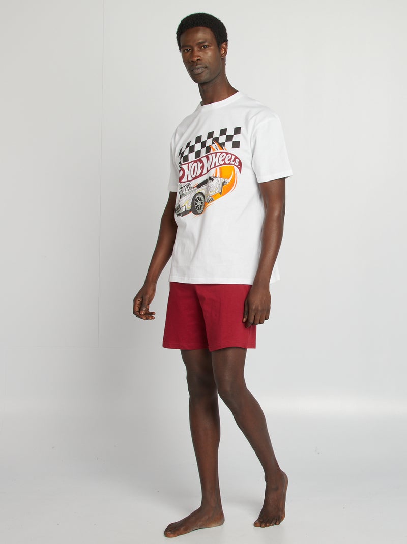 Ensemble pyjama 'Hot Wheels' short + t-shirt - 2 pièces GRIS - Kiabi