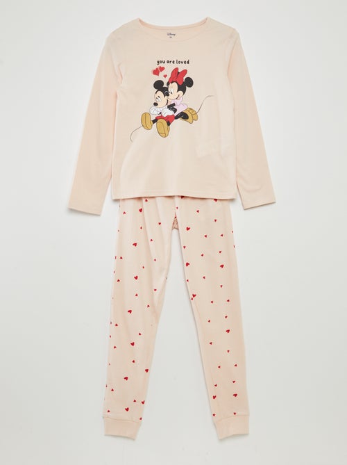 Ensemble pyjama imprimé 'Minnie & Mickey' 'Disney' - 2 pièces - Kiabi