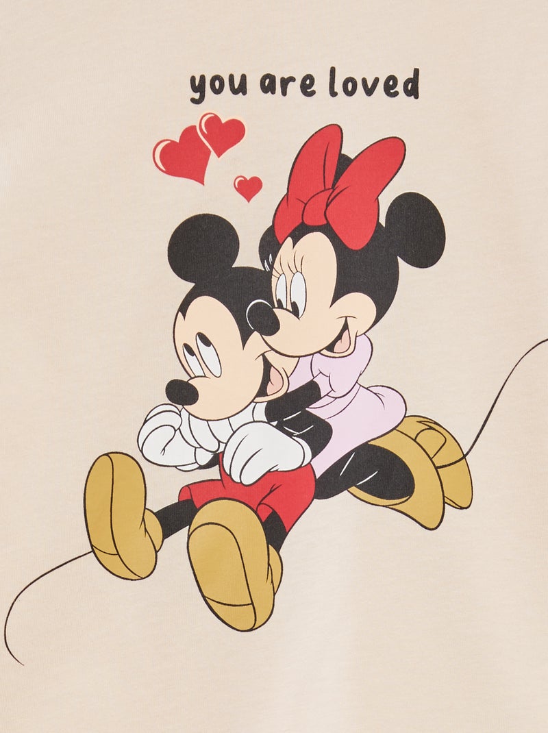 Ensemble pyjama imprimé 'Minnie & Mickey' 'Disney' - 2 pièces Rose - Kiabi