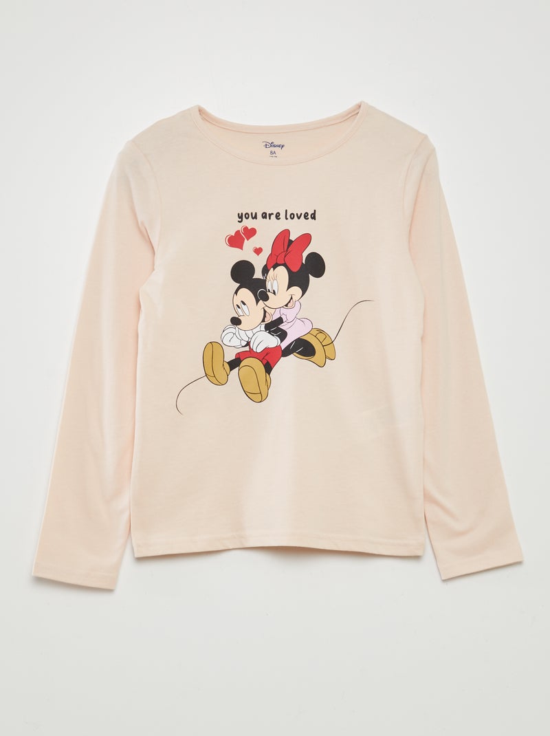 Ensemble pyjama imprimé 'Minnie & Mickey' 'Disney' - 2 pièces Rose - Kiabi