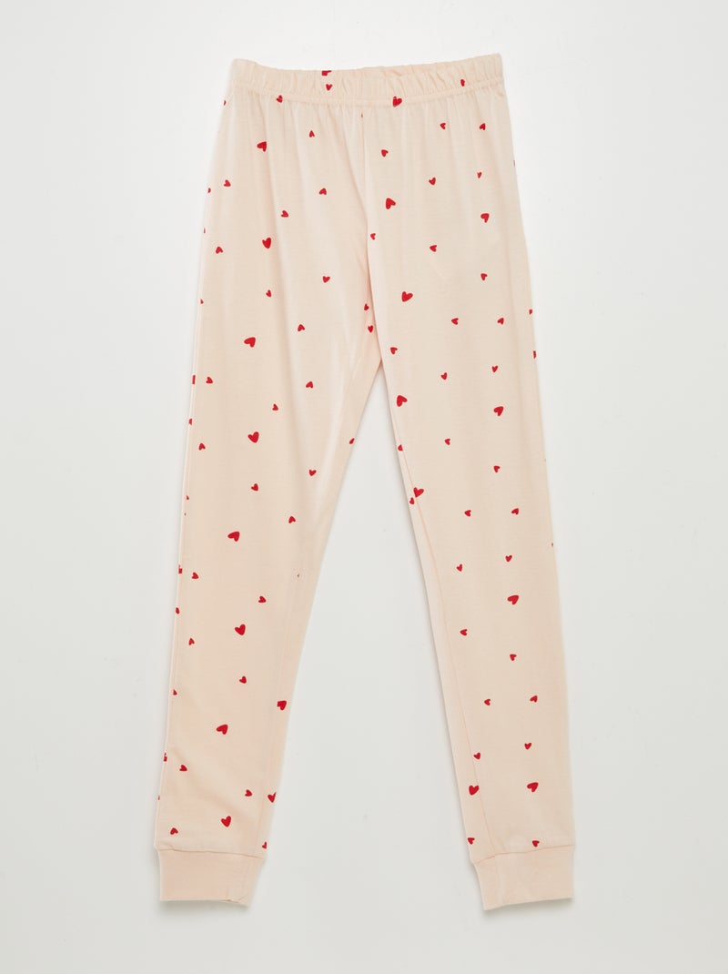 Ensemble pyjama imprimé 'Minnie & Mickey' 'Disney' - 2 pièces Rose - Kiabi