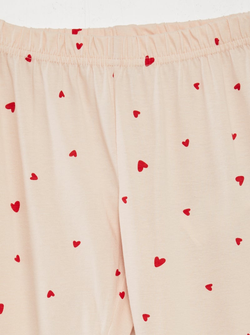 Ensemble pyjama imprimé 'Minnie & Mickey' 'Disney' - 2 pièces Rose - Kiabi