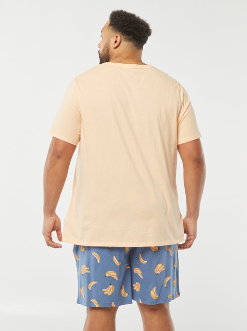 Ensemble pyjama imprimé short + t-shirt - 2 pièces - Kiabi