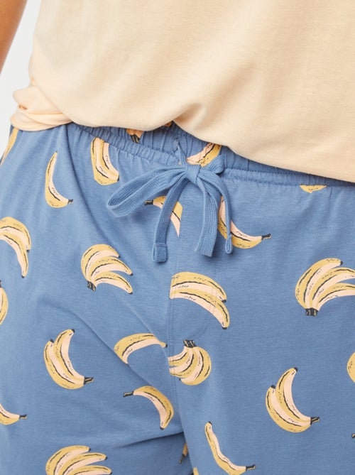 Ensemble pyjama imprimé short + t-shirt - 2 pièces - Kiabi