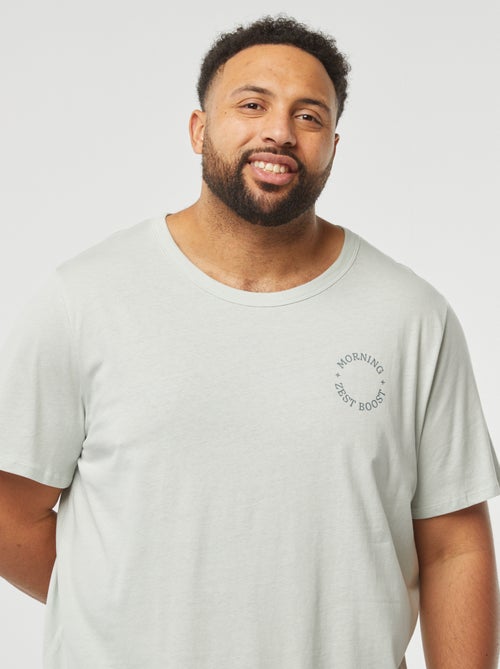 Ensemble pyjama imprimé short + t-shirt - 2 pièces - Kiabi