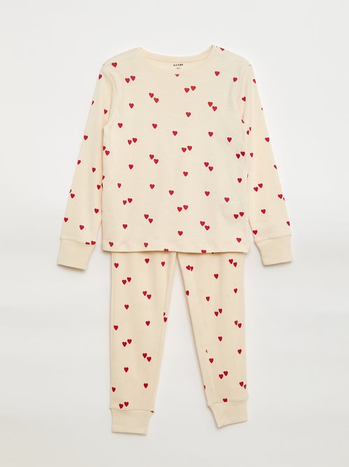 Ensemble pyjama imprimé t-shirt + pantalon - 2 pièces - Kiabi Ensemble pyjama imprimé t-shirt + pantalon - 2 pièces - Kiabi