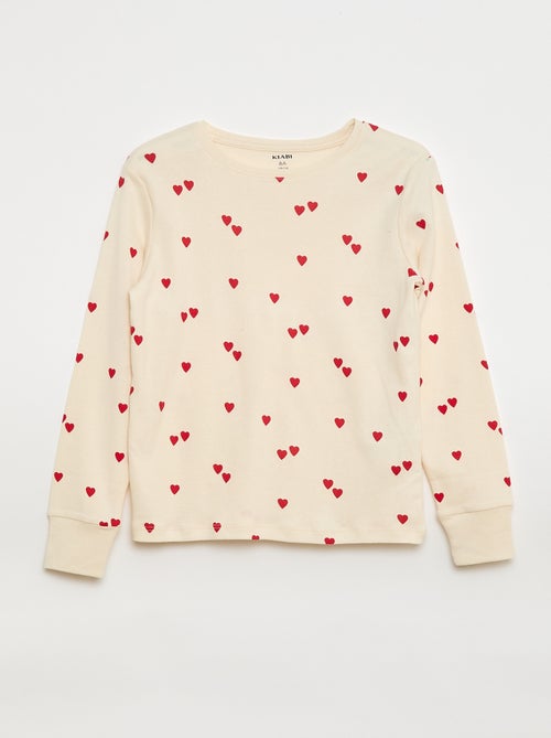 Ensemble pyjama imprimé t-shirt + pantalon - 2 pièces - Kiabi Ensemble pyjama imprimé t-shirt + pantalon - 2 pièces - Kiabi