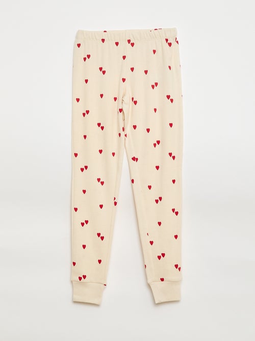 Ensemble pyjama imprimé t-shirt + pantalon - 2 pièces - Kiabi Ensemble pyjama imprimé t-shirt + pantalon - 2 pièces - Kiabi