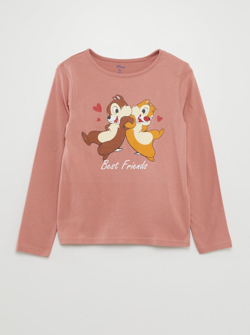Ensemble pyjama imprimé 'Tic et Tac' 'Disney' - 2 pièces Rose/beige - Kiabi