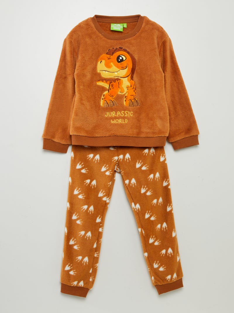 Ensemble pyjama 'Jurassic World' - 2 pièces Marron - Kiabi