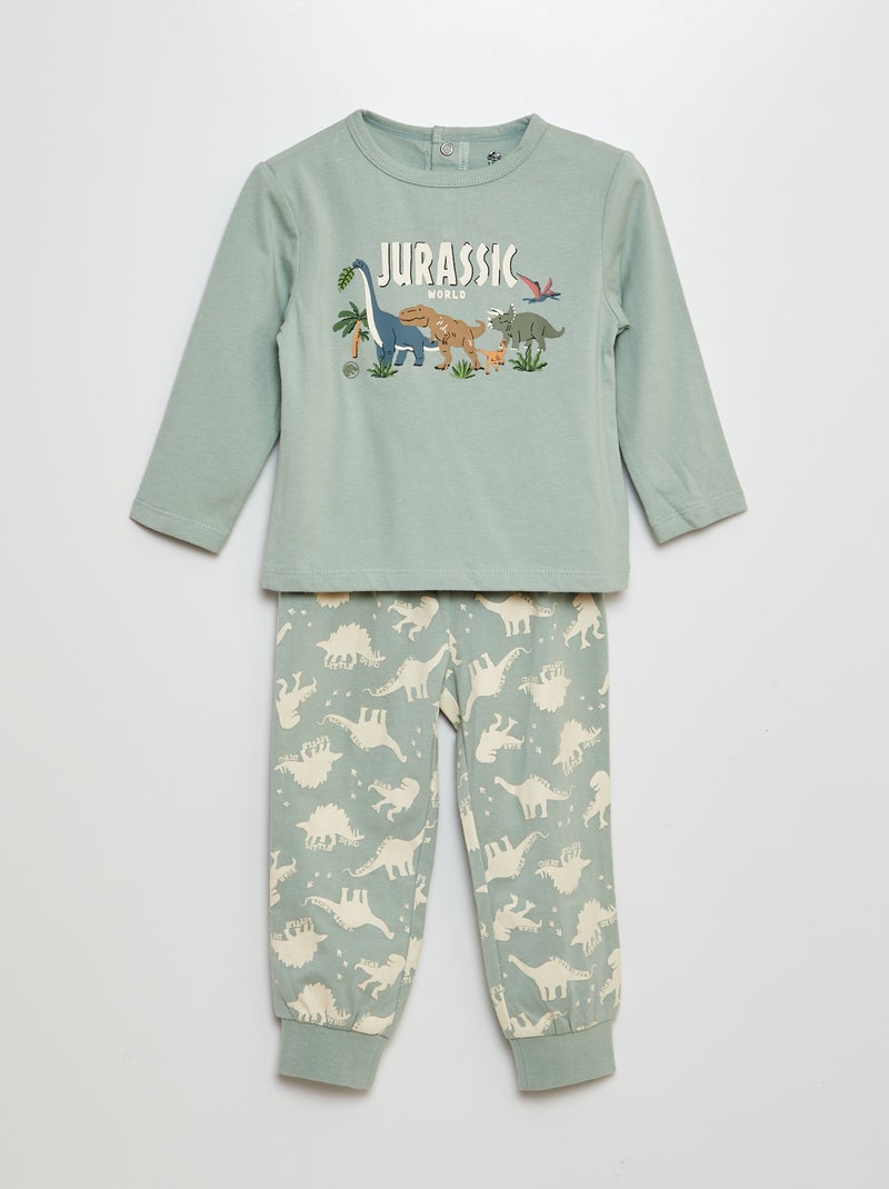 Ensemble pyjama 'Jurassic World' - 2 pièces Vert - Kiabi