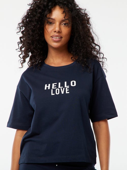 Ensemble pyjama long - 2 pièces - Kiabi