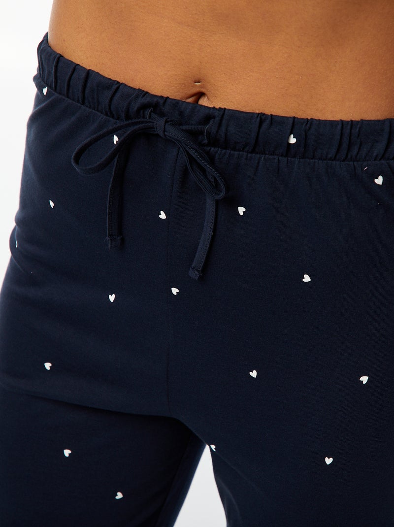 Ensemble pyjama long - 2 pièces BLEU - Kiabi