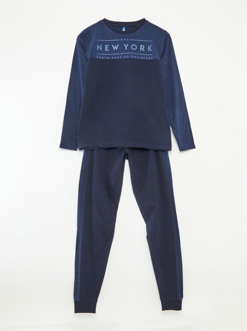 Ensemble pyjama long - 2 pièces - Kiabi
