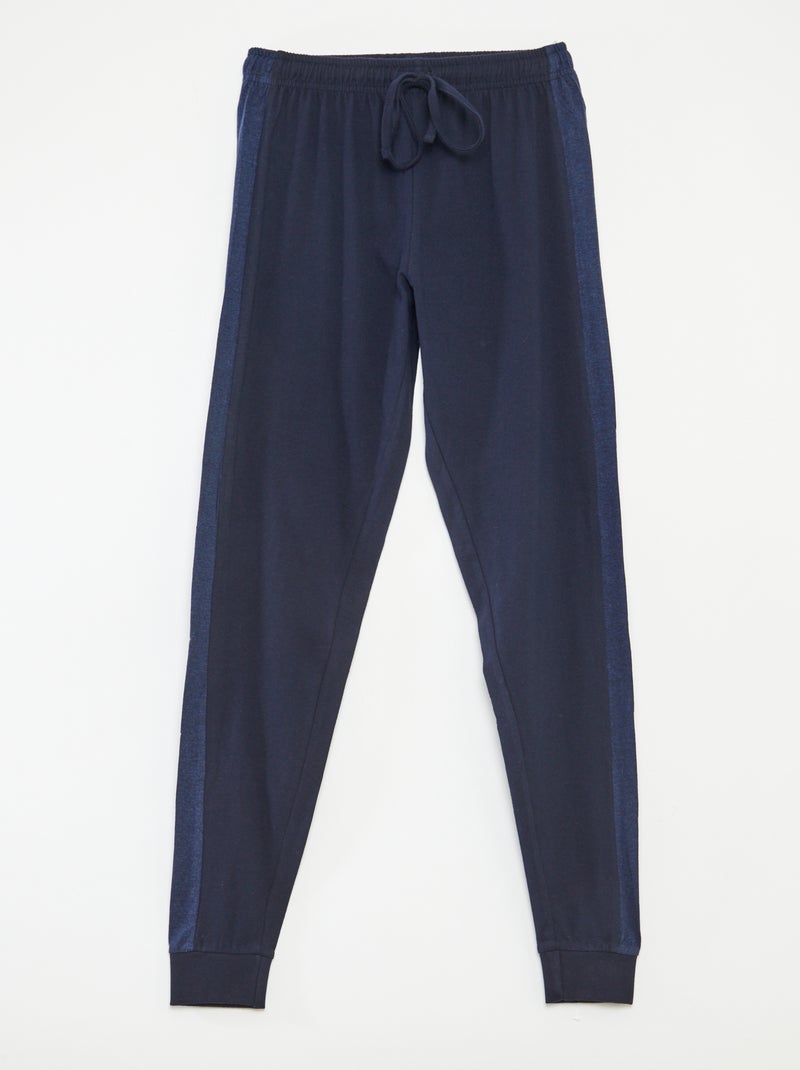 Ensemble pyjama long - 2 pièces Bleu - Kiabi