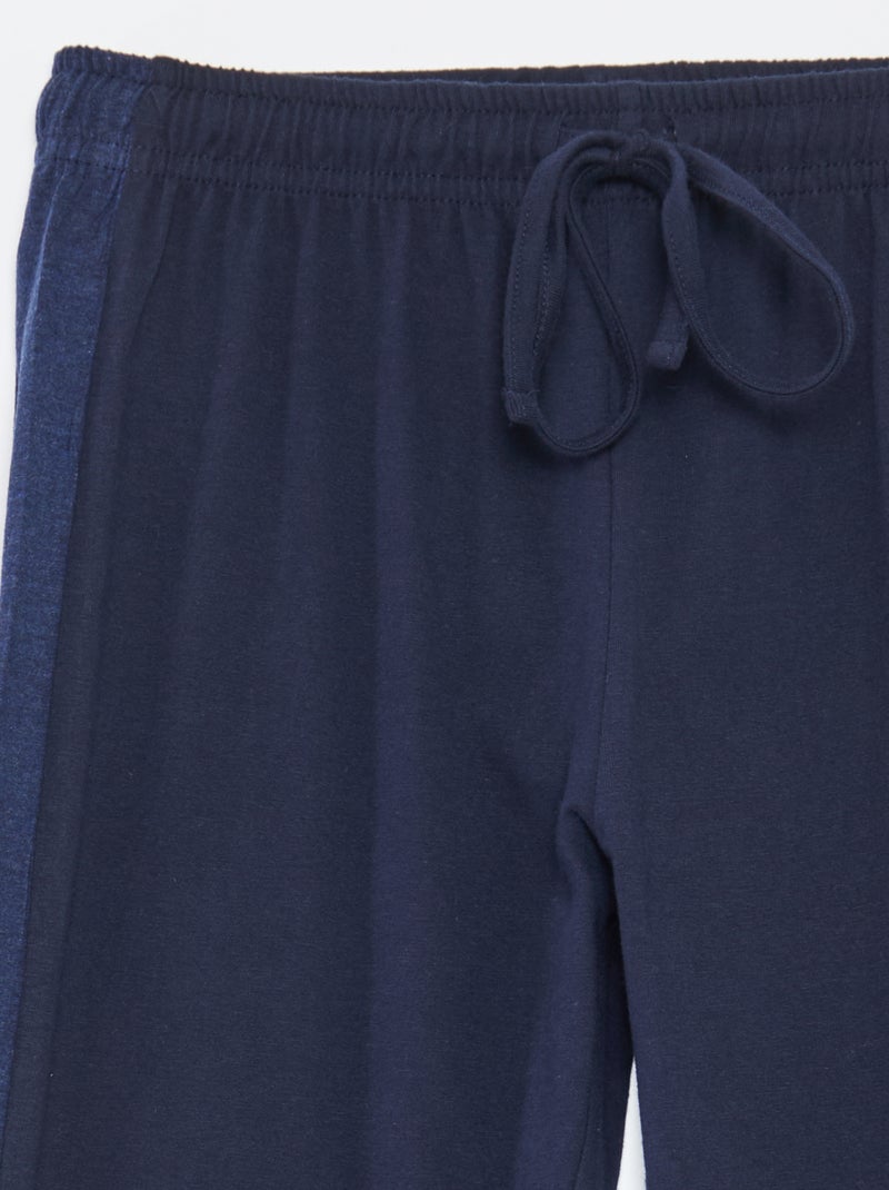 Ensemble pyjama long - 2 pièces Bleu - Kiabi