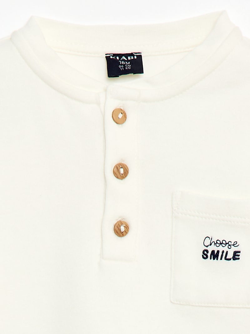 Ensemble pyjama long - 2 pièces Bleu - Kiabi