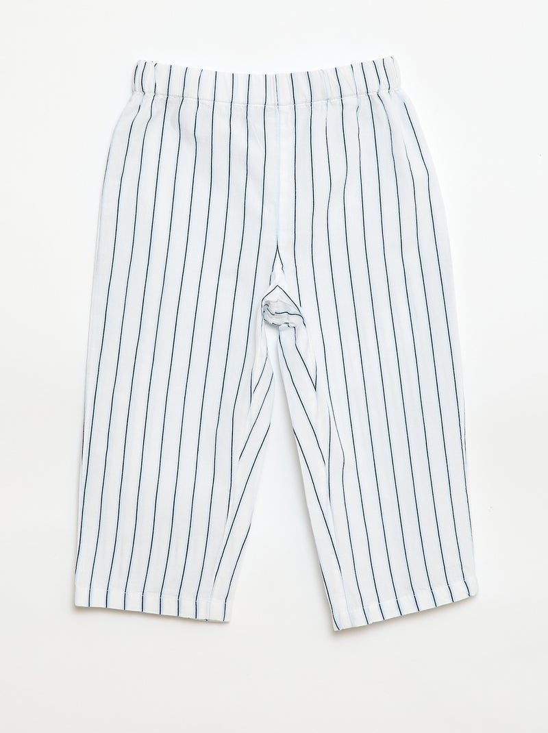 Ensemble pyjama long - 2 pièces Bleu marine - Kiabi