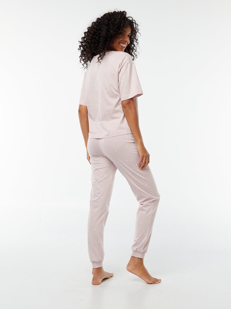 Ensemble pyjama long - 2 pièces VIOLET - Kiabi