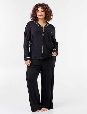 Ensemble pyjama long chemise + pantalon - 2 pièces