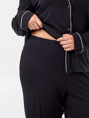 Ensemble pyjama long chemise + pantalon - 2 pièces