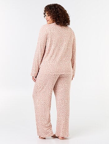 Ensemble pyjama long chemise + pantalon - 2 pièces
