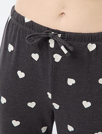 Ensemble pyjama long en coton - 2 pièces