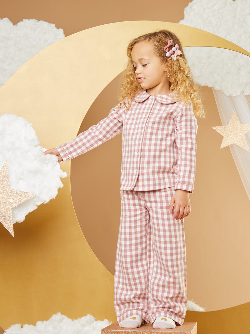 Mnsruu Ensemble De Pyjama 2 Pièces En Coton Doux à Manches Longues Pour Enfants Motif Ours Et Lapin, Multicolore, 1 An