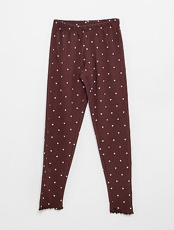 Ensemble pyjama long en maille pointelle - 2 pièces