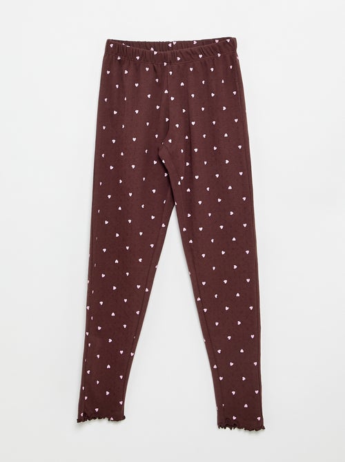 Ensemble pyjama long en maille pointelle - 2 pièces - Kiabi Ensemble pyjama long en maille pointelle - 2 pièces - Kiabi