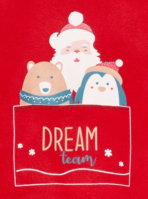 Ensemble pyjama long en micropolaire - 2 pièces - Kiabi