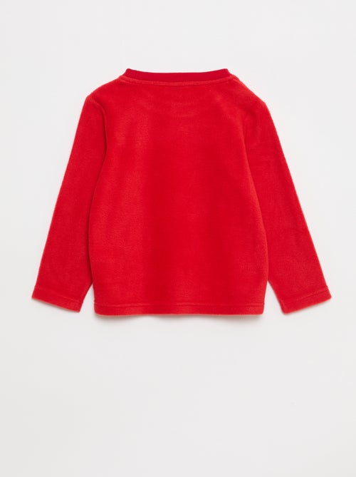 Ensemble pyjama long en micropolaire - 2 pièces - Kiabi