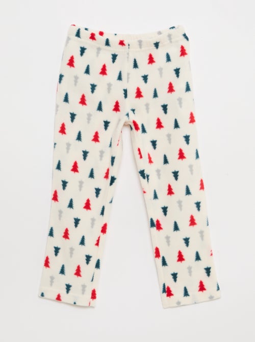 Ensemble pyjama long en micropolaire - 2 pièces - Kiabi