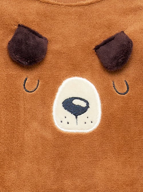 Ensemble pyjama long en polaire - 2 pièces - Kiabi