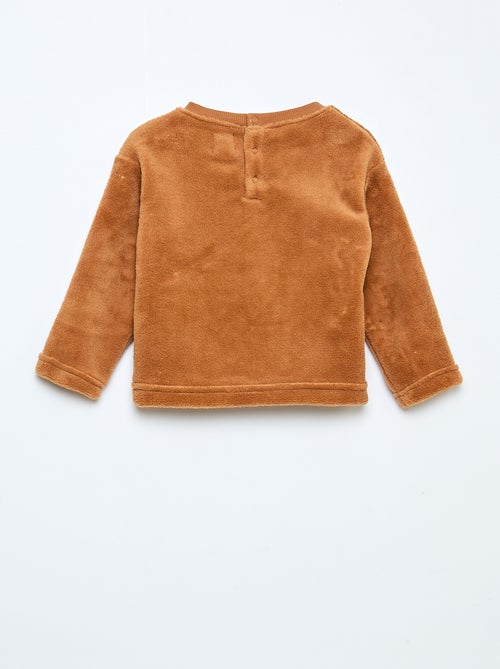 Ensemble pyjama long en polaire - 2 pièces - Kiabi