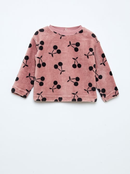 Ensemble pyjama long en polaire - 2 pièces - Kiabi