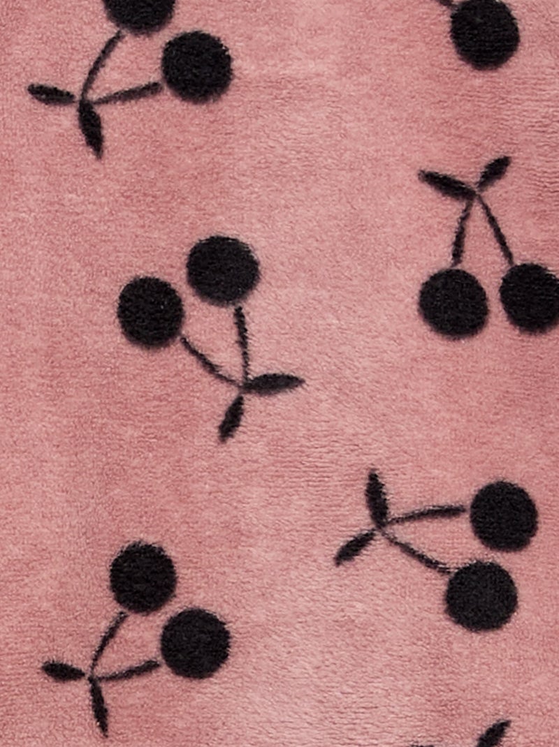 Ensemble pyjama long en polaire - 2 pièces Rose - Kiabi