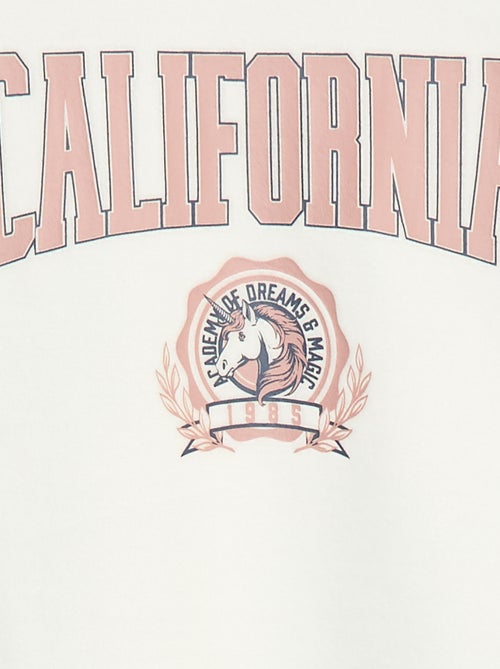 Ensemble pyjama long en polaire t-shirt + pantalon - 2 pièces - Kiabi