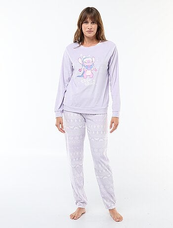 Ensemble pyjama long en velours 'Pampan' 'Disney' - 2 pièces