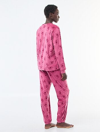 Ensemble pyjama long en velours 'Pampan' 'Disney' - 2 pièces